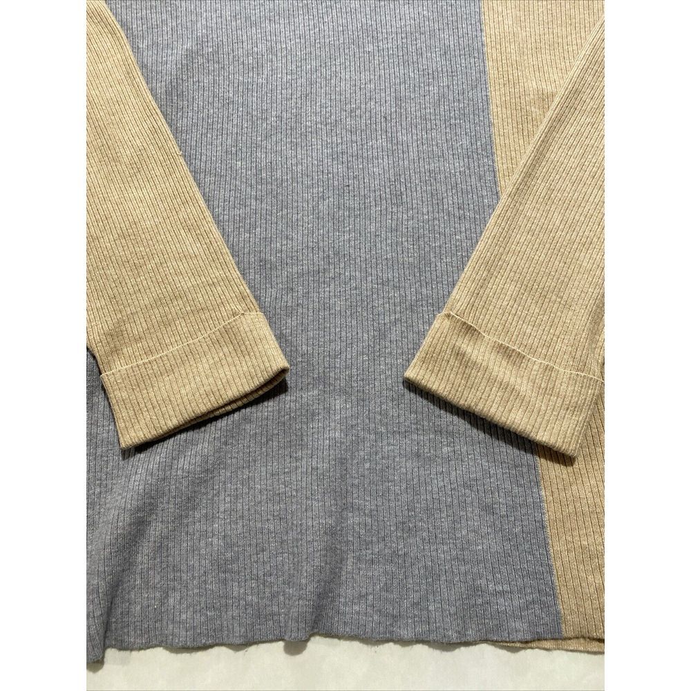 Nine West Cara Santana‎ Women's XL Extra Large Light Brown and Gray Pull Over - Picture 3 of 7